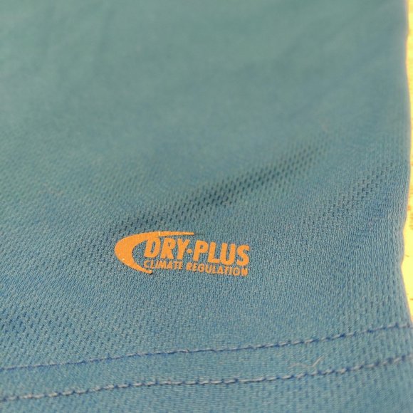 "RUN FAST" Pro Touch Dry-Plus T-Shirt Blue, Large - Picture 6 of 13